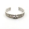 18K CC Cuff Crystals Open Bracelet