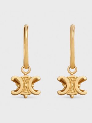 18K Triomphe Solitaire Earrings