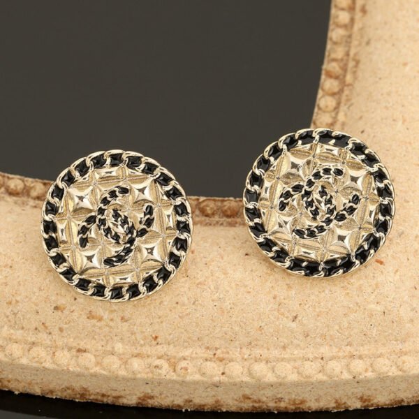 18K CC Strass Earrings