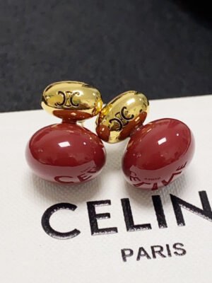 18K Triomphe Red Earrings