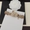 18K CC Gold Chain Bracelet