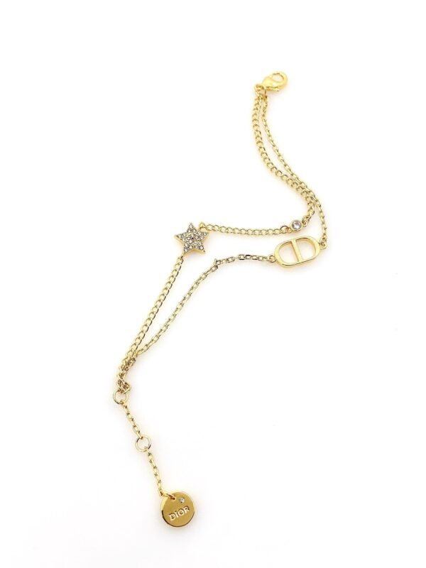 18K CD Star Diamond Bracelet