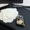 18K CC Rhombus Brooch