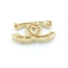 18K CC Script Diamonds Brooch