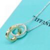 18K T 1837 Interlocking Circles Pendant Necklace