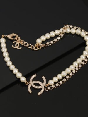 18K CC Pearls Necklace