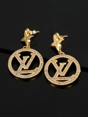 18K Louis Star Pendant Earrings