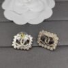 18K CC Diamonds Earrings