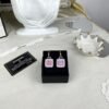 18K CC Pink Bottle Earrings