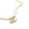 18K CC Pearls Choker Necklace