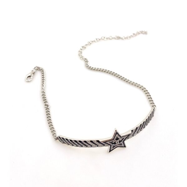 18K CC Star Diamonds Necklace