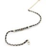 18K CC Leather Choker Necklace