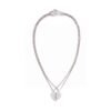 18K BB Lovelock Set Of Two Silver-tone Crystal Necklaces