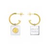 18K Triomphe Hoops Earrings