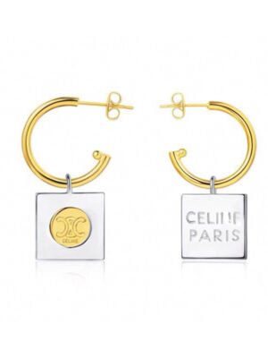 18K Triomphe Hoops Earrings