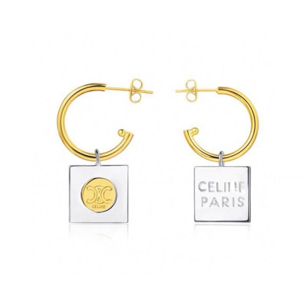18K Triomphe Hoops Earrings