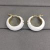 18K Coeur White Pearl Earrings