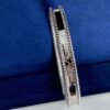 18K White Gold Perl¨¦e Signature Bracelet