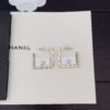 18K CC White Bag Pendant Earrings