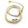 18K CC Diamonds Choker Necklace