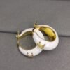 18K Coeur White Pearl Earrings