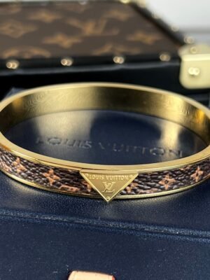 18K Louis Vintage Leather Bracelet