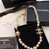 18K CC Pearl Chain Necklace