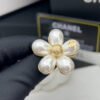 18K CC Pearls Brooch