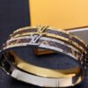 18K Louis Leather Vintage Bracelet
