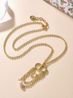 18K CD Chain Necklace