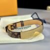 18K Louis Leather Bracelet