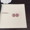 18K CC Pink Crystals Earrings