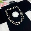 18K CC 23S Long Pearls Necklace