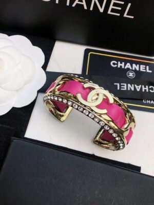18K CC Red Cuff Bracelet