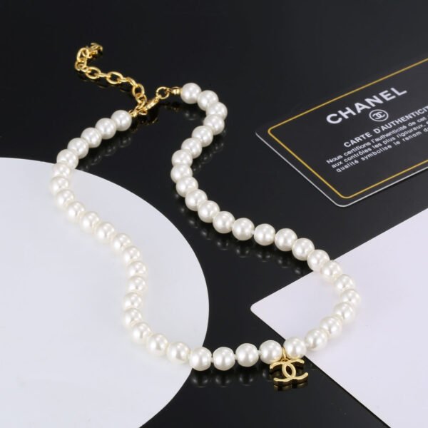 18K CC Pearls Necklace