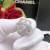 18K CC Camellia Diamond Earrings
