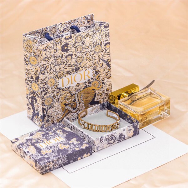 18K CD J¡¯adior Pearls Open Cuff Bracelet