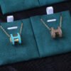 18K Mini Pop H Blue Necklace