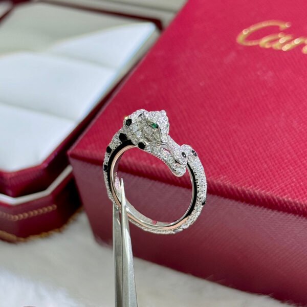 18K Panth¨¨re De Diamond Ring