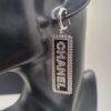 18K CC Typo Drop Earrings
