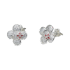 18k Louis Vivienne Diamond Earrings