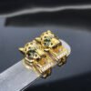 18K Panth¨¨re De Earrings