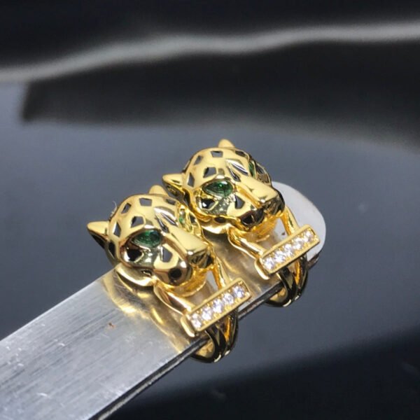 18K Panth¨¨re De Earrings