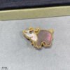 18K Lucky Animals Pig Clip Brooch