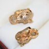 18K Panth¨¨re De Diamond Earrings