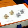 18k Louis Vivienne Diamond Earrings