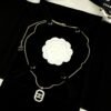 18K CC Perfume Bottle Chain Necklace