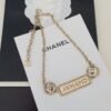 18K CC Resin Diamonds Necklace