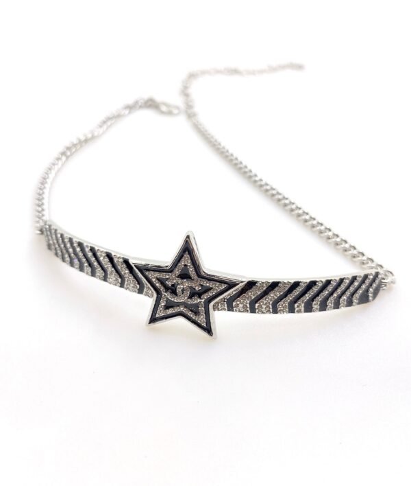 18K CC Star Diamonds Necklace