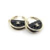 18K CC Black Bag Earrings